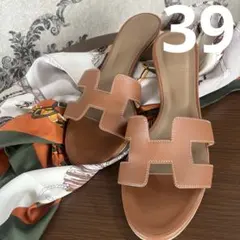 【HERMES】エルメス/オアジス/ゴールド/39/25cmのサムネイル