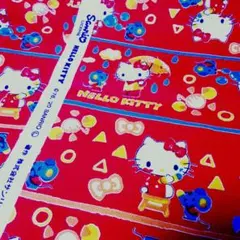Sanrio　HELLOKITTY76.20 コットンオックス　red系