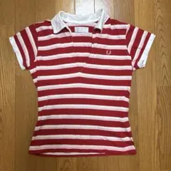 FRED PERRY フレッドペリー ピチT 半袖ポロシャツ ボーダー y2kのサムネイル