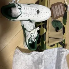 A BATHING APE BAPE STA ホワイト グリーンのサムネイル