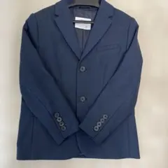 美品_ザラキッズ ブレザー　ネイビー/122センチ