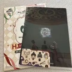 ミセスグリーンアップル 一番くじ H賞 クリアファイル＆ステッカーシート