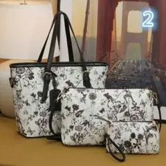 送料込☆  バッグ３点セット 花柄