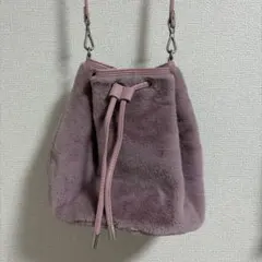 EATME ピンク ファー ショルダーバッグのサムネイル