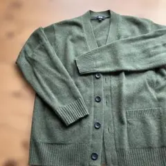 UNIQLO オリーブグリーン カーディガン Sのサムネイル