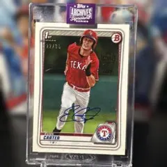 75枚限定 RCパッチオート エバン・カーター topps inception - メルカリ