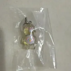 ケアベア　めじるしアクセサリー　クリアマスコットチャーム　白