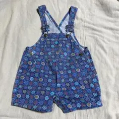 LLBEAN 12/24M ショートサロペット　オーバーオール　古着