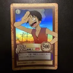 初期 希少 旧ワンピースカード ルフィ C01 未来の海賊王 - メルカリ