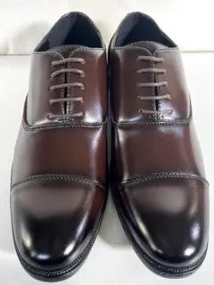 ★走れる本革シューズ【新品】こだわりは「本革の高級感」メンズ靴★DBR：25cm