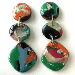 ☆まとめ買いはお値下げします☆様 リクエスト 4点 まとめ商品　樹脂ピアス