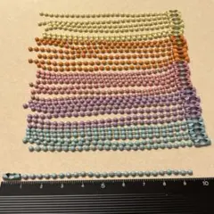 カラーボールチェーン　9センチ　30本 221