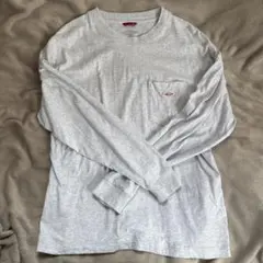 BALL 長袖 ポケットTシャツ グレー Mサイズのサムネイル