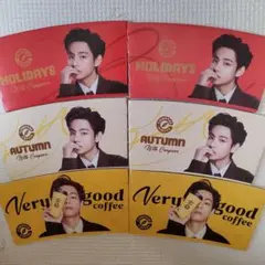 【韓国限定】コンポーズコーヒー スリーブ BTS テテ 6枚