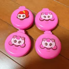 キャッチ！ティニピン 鏡付きミニブラシ　ヘアブラシ　ミラー　4点セット