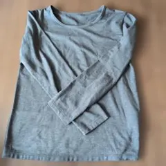 GU STYLE-HEAT 長袖インナー グレー 150