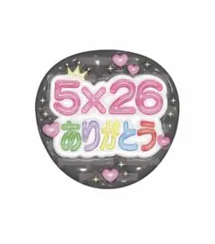 【ぷっくりうちわ期間限定半額中】嵐　5×26