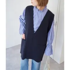 Spick&Span ハイツイストドライクロスベスト 最終価格】ハイツイストドライクロスベスト Spick&Span 38 - メルカリ