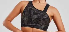 L】Nike ナイキ スポーツブラ ブラックゴールド
