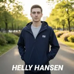 HELLY HANSEN 薄手マウンテンパーカー XL ネイビー