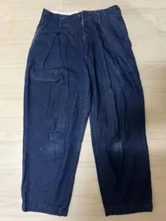 JUNRED デニムパンツ インディゴ Sサイズのサムネイル