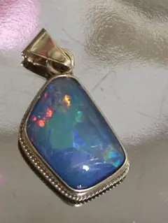 T*M様 アンティークペンダントトップ　オパール　刻印あり