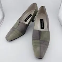 Guy Laroche パンプス パッチワーク スエード マルチカラーのサムネイル