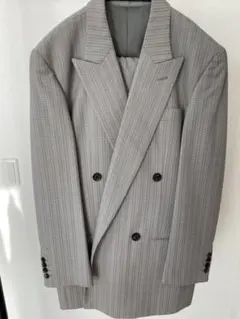 MEN'S TENORAS ダブルブレストスーツジャケット Lサイズ グレー