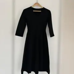 CELFORD ブラック ホールガーメントワンピース 36