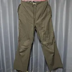オーラリー　コットンシルク　パンツ　黒のサムネイル