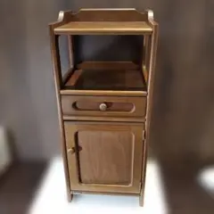 karimoku (カリモク) 木製電話台 ラタン背もたれ付 - メルカリ