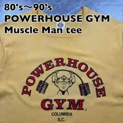 80s-90s パワーハウスジム マッスルマン Tシャツ シングル USA製のサムネイル