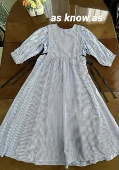 アズノゥアズ　シャツワンピース Aライン　未使用　フリーサイズ