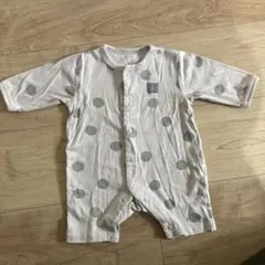 水玉模様ロンパース 50 60cm