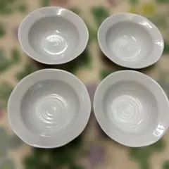 白いおつまみ小皿　4枚セット 磁器製のサムネイル
