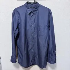UNIQLO　ユニクロ　 +J ジルサンダー 長袖シャツ ネイビー S メンズ