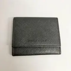 美品 Burberry バーバリー ブラック レザー ノバチェック コインケース