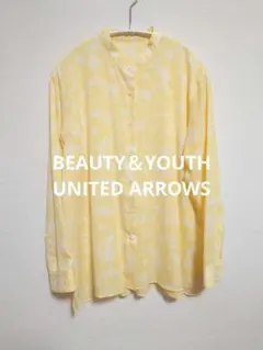 BEAUTY＆YOUTHUNITEDARROWS　長袖ブラウス　花柄　美品