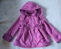 BeBe　べべ　ボア　ファー　中綿　コート　ジャケット　百貨店　120 紫