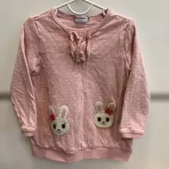 ミキハウス ウサギ カットソー 100サイズ