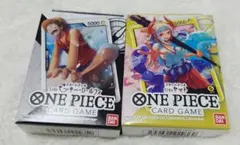 【新品＊人気】ワンピースカードゲーム　スタートデッキ　ルフィ＆ヤマト計2個セット