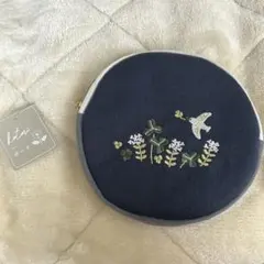 kotori 刺繍丸ポーチ(幸せ) 新品未使用