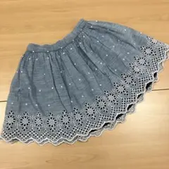 【GAP KIDS】デニム刺繍入りスカートのサムネイル