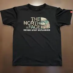 THE NORTH FACE カモフラロゴ Tシャツ ブラック Mのサムネイル