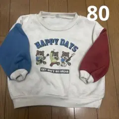 トレーナー　80 ベビー服　赤ちゃん　西松屋　冬