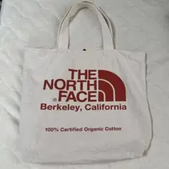 THE NORTH FACE トートバッグ　赤　100%オーガニックコットン
