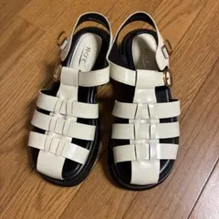 HSFC 厚底グルカサンダル ホワイト
