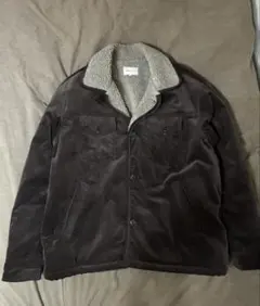 コーデュロイ ボアジャケット ブラウン 裏ボア 防寒 アメカジ