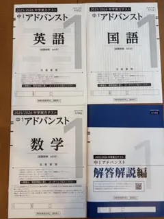 2025/2026 中学実力テスト 中1アドバンスト 英語 数学 国語 CD 2025/2026 中学実力テスト 中1アドバンスト 英語 数学 国語 CD - メルカリ