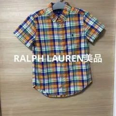 Ralph Lauren ラルフローレン半袖チェックシャツ 130cm
